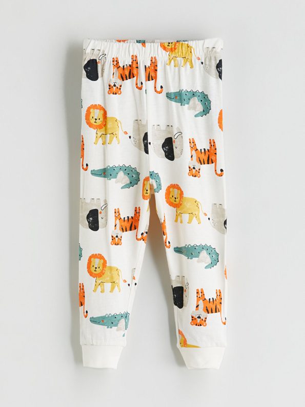 Printed Baby Boy Beanie Set