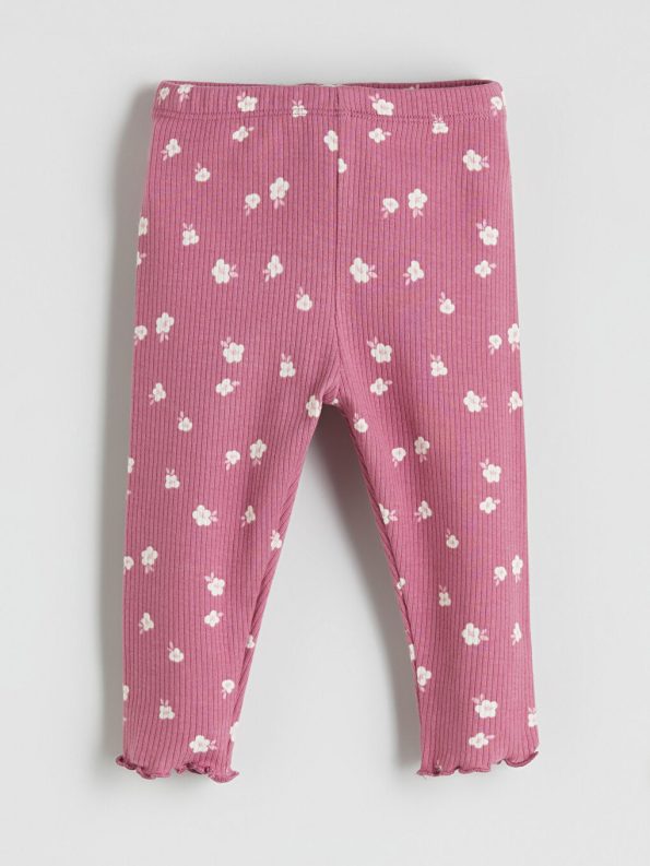 Minnie Mouse Printed Crew Neck Sweatshirt and Leggings Set for Baby Girls