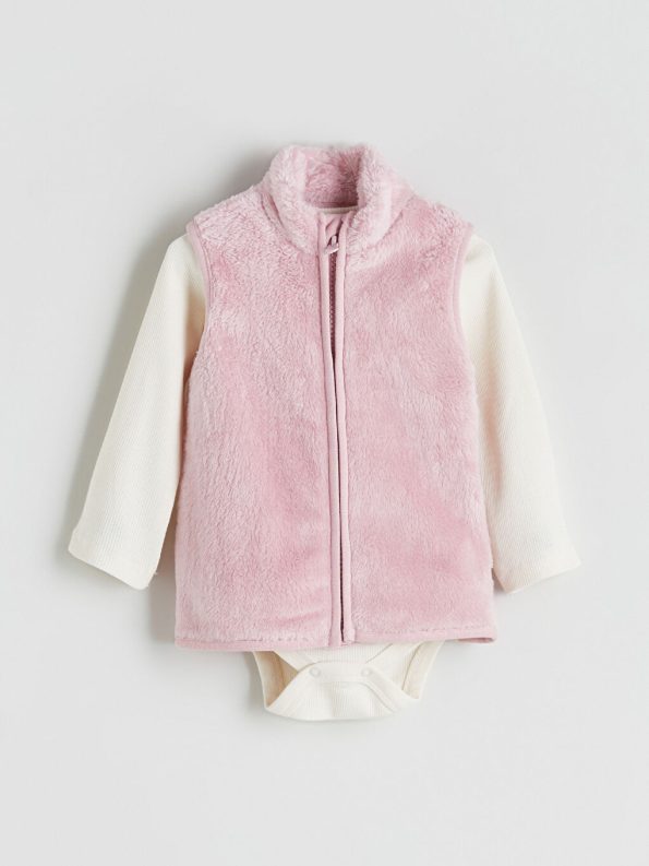 Basic Baby Girl Bodysuit and Leggings Set