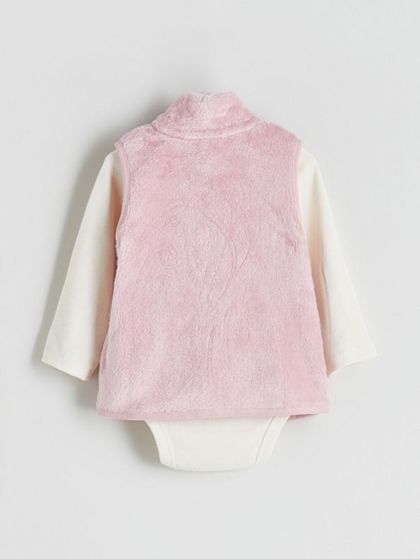 Basic Baby Girl Bodysuit and Leggings Set