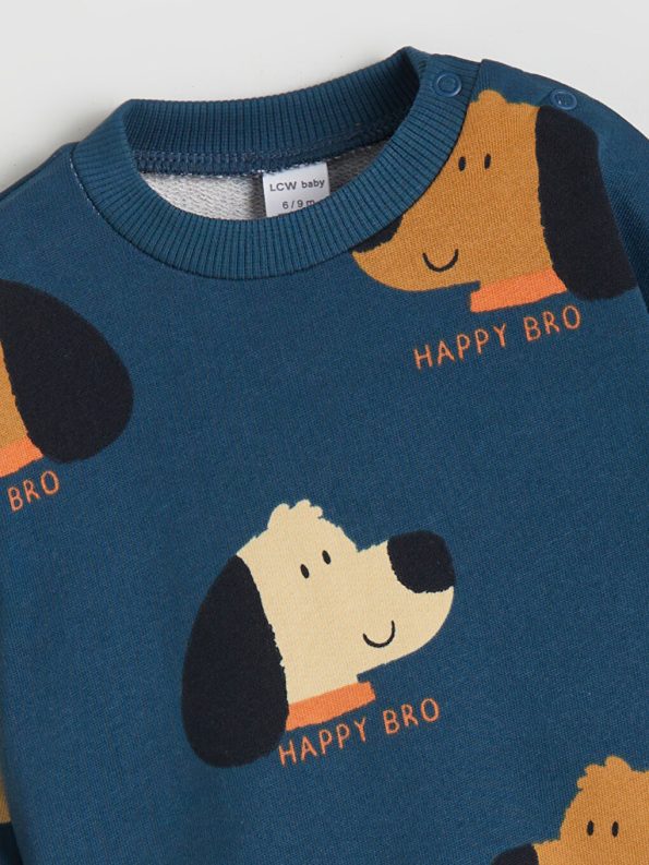 Boys' Crew Neck Sweatshirt Set