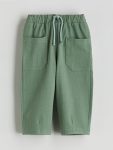 Boys' Cargo Pants with Linen Blend