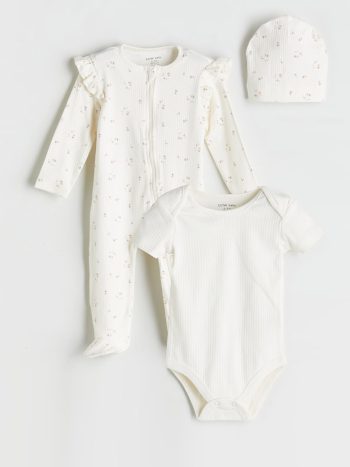 Bicycle Neck Baby Girl Hospital Exit Set