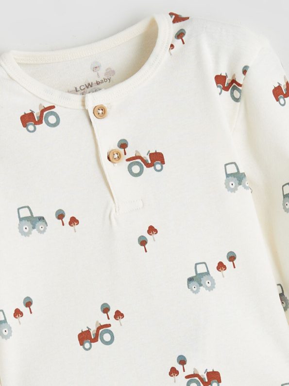 Plush Baby Boy Cardigan and Pants Set