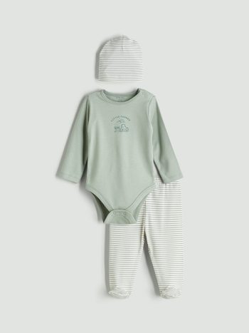 Boys' Short Sleeve Bodysuit and Leggings Set
