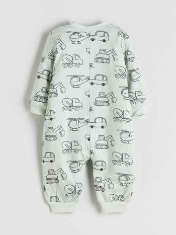 Long Sleeve Patterned Unisex Baby Bodysuit