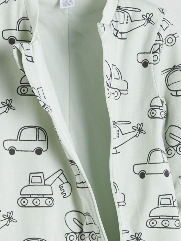 Long Sleeve Patterned Unisex Baby Bodysuit