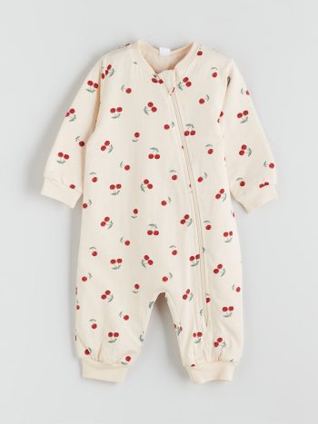 Floral Baby Collar Girls' Romper