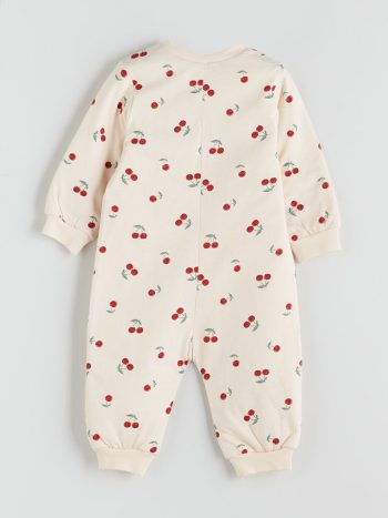 Floral Baby Collar Girls' Romper