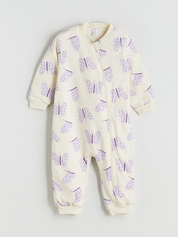 Floral Peter Pan Collar Baby Girl Romper