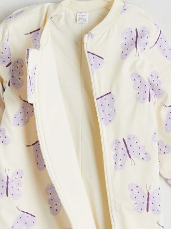 Floral Peter Pan Collar Baby Girl Romper