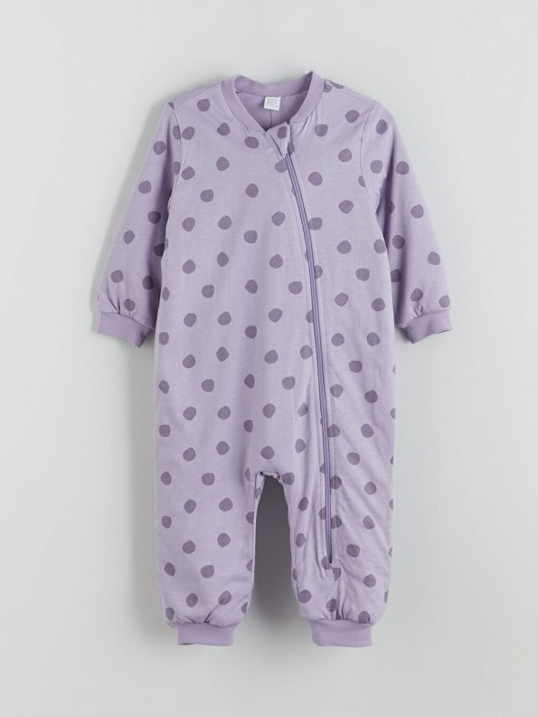 Floral Peter Pan Collar Baby Girl Romper