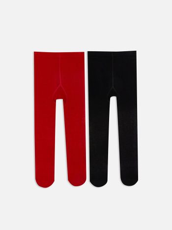 Basic Baby Girl Tights 2-Pack