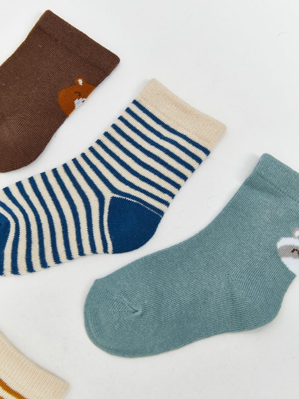 Striped Baby Boy Socks 10-Pack