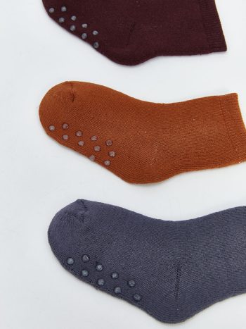 Patterned Boys' Ankle Socks Set of 5