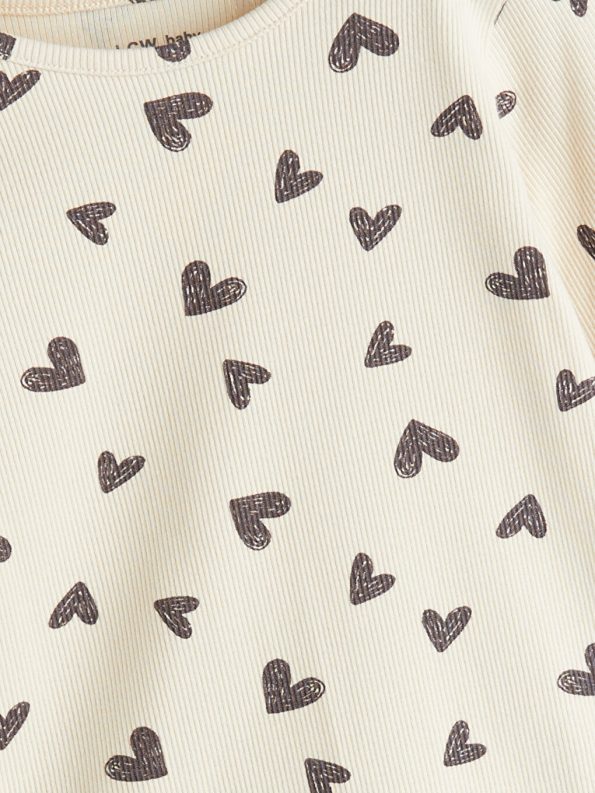 Floral Print Baby Girl Blouse and Leggings Set