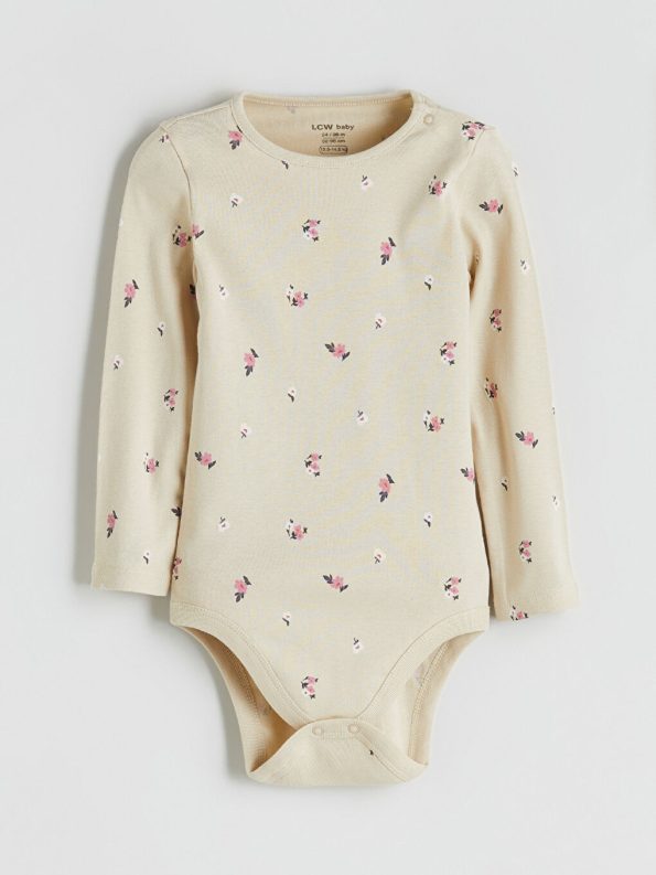Printed Baby Girl Bodysuit Set of 2