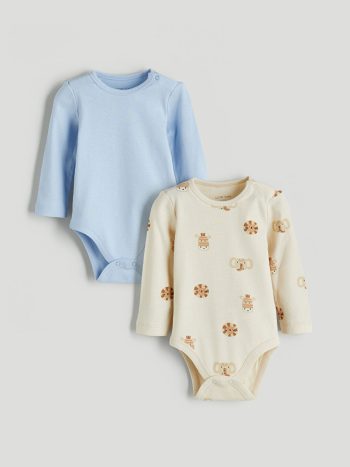 Bicycle Neck Printed Baby Boy Bodysuit