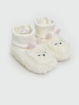 Girls' Baby Slippers with Patch Details