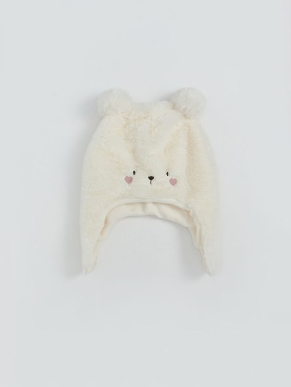 Embroidered Girl's Baby Straw Hat