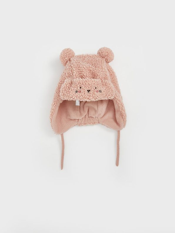 Pom-Pom Detailed Baby Girl Beanie