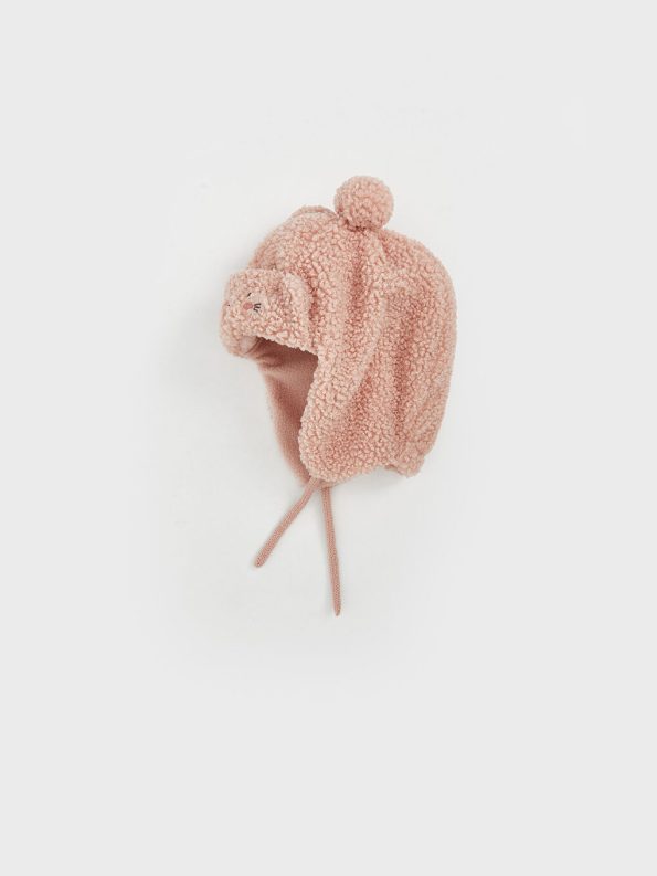 Pom-Pom Detailed Baby Girl Beanie