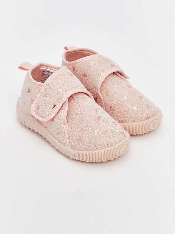 Patch Detail Baby Girl Slippers