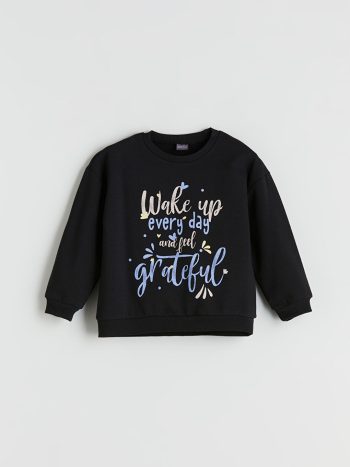 Girls' Frozen Print Crew Neck Dress