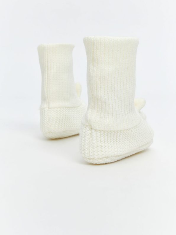Girls' Baby Slippers with Patch Details