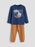 Hooded Boys' Sweatshirt and Jogger Set
