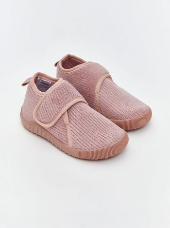 Girls' Baby Slippers with Patch Details