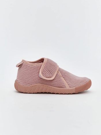 Girls' Baby Slippers with Patch Details