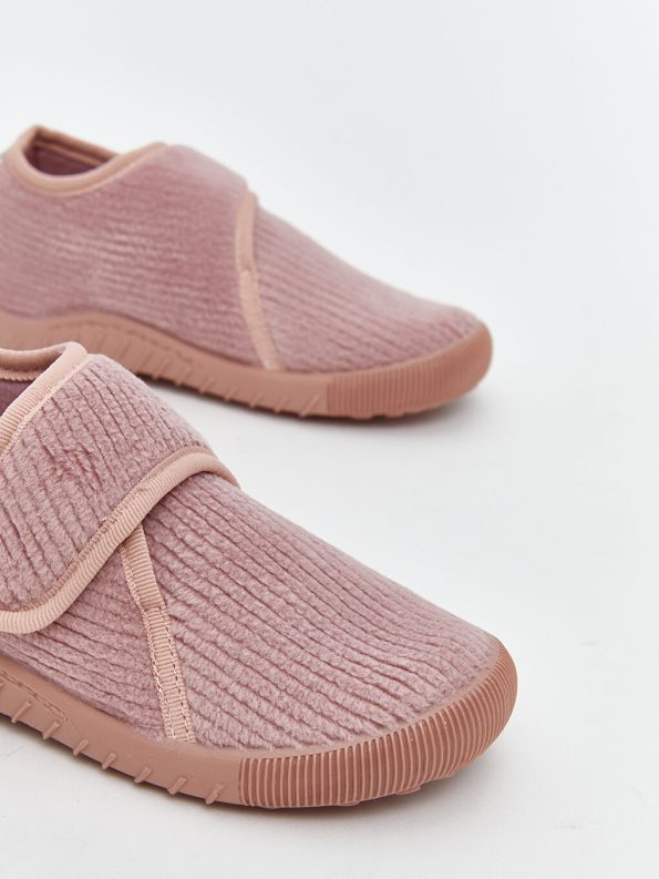 Girls' Baby Slippers with Patch Details