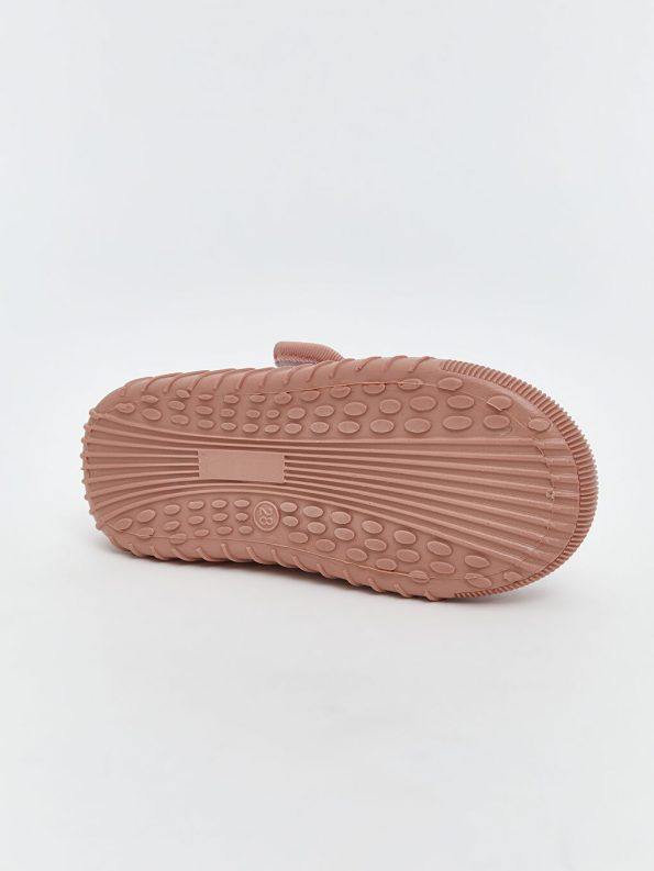 Girls' Baby Slippers with Patch Details