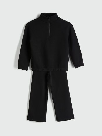 Girls' Basic Elastic Waist Flared Leggings