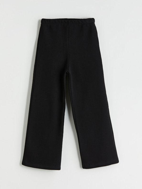 Girls' Basic Elastic Waist Flared Leggings