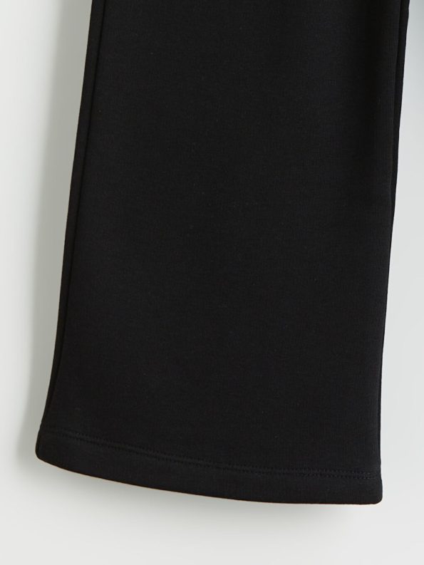 Girls' Basic Elastic Waist Flared Leggings