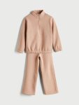 Elastic Waist Basic Girls' Flared Leggings