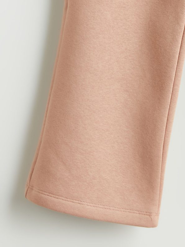 Elastic Waist Basic Girls' Flared Leggings