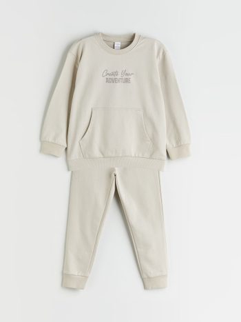 Striped Polo Neck Sweatshirt for Boys