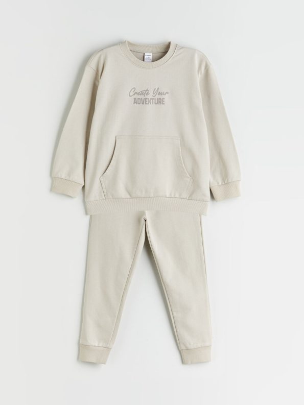 Striped Polo Neck Sweatshirt for Boys