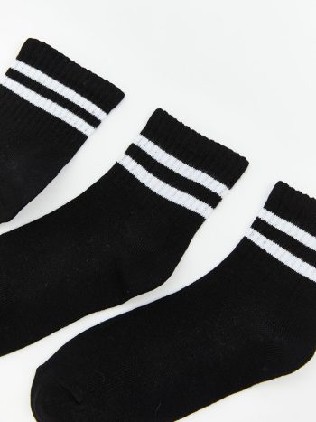 Striped Boys' Ankle Socks Set of 3