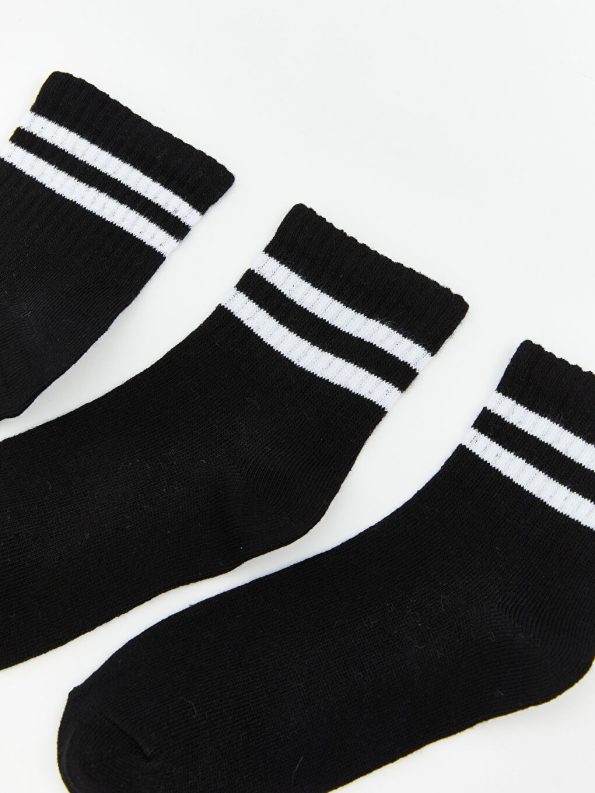Striped Boys' Ankle Socks Set of 3