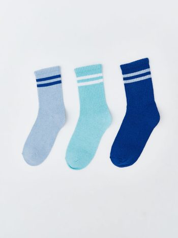 Patterned Boys' Ankle Socks Set of 5