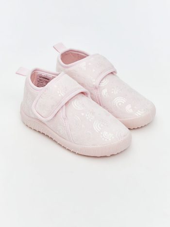 Girl's Baby Slippers with Patch Details