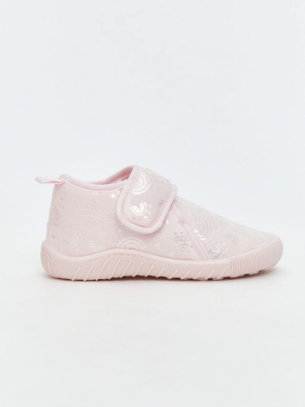 Girl's Baby Slippers with Patch Details