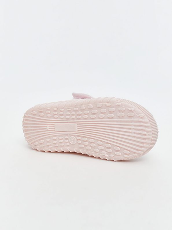Girl's Baby Slippers with Patch Details