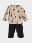 Boys' Long Sleeve Printed Crew Neck Sweatshirt