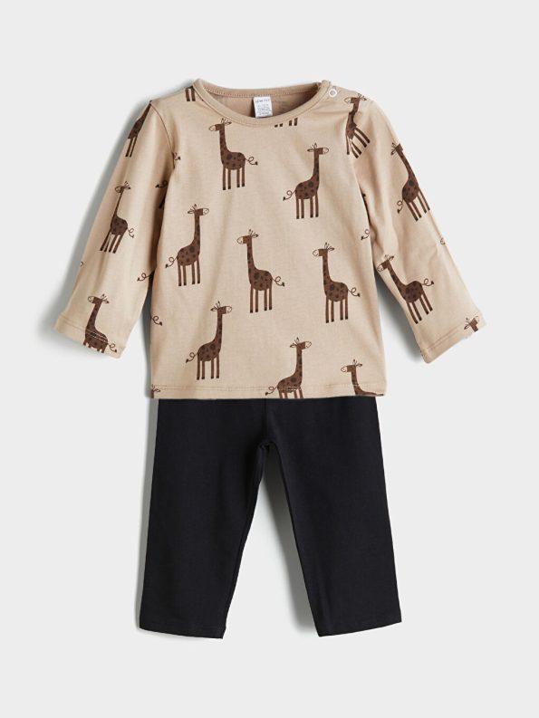 Boys' Long Sleeve Printed Crew Neck Sweatshirt