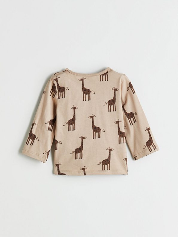 Boys' Long Sleeve Printed Crew Neck Sweatshirt